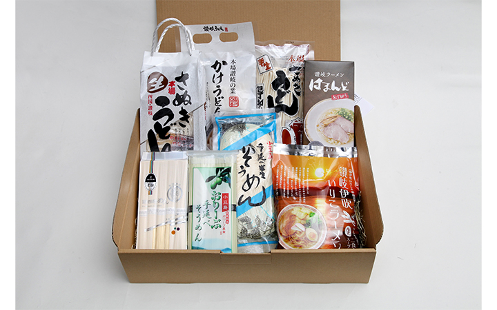 うどん そうめん らーめん食べ比べセット