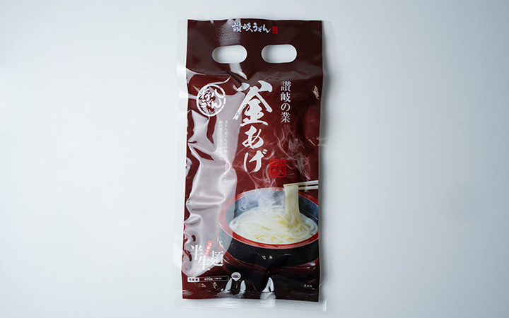 【(株) 将八】釜あげうどん　2人前(半生・つゆ付)