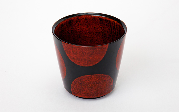 【一和堂工芸 (株)】香川漆器 「水玉カップ」