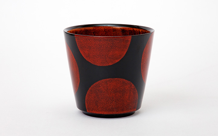【一和堂工芸 (株)】香川漆器 「水玉カップ」